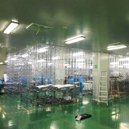 PVC防静电折叠门帘