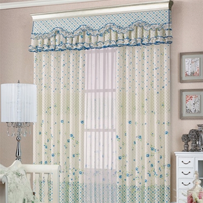 布艺窗帘BM26051-2蓝